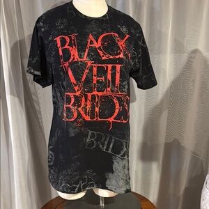 Vintage ‘90s Black Veil Brides shirt
All over print.